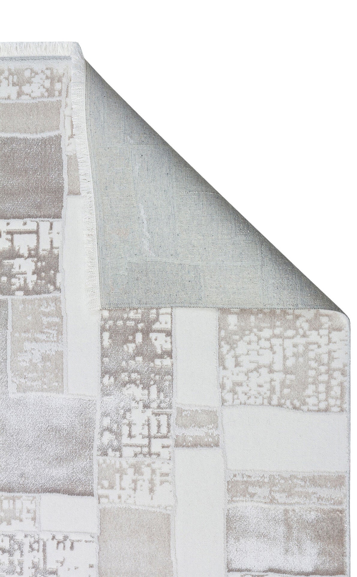 TOR 04 CREAM - TORINO - Sık Dokuma Dökümlü Yere Oturan Hav Toz Vermez Yıkanabilir Kaymaz Tabanlı Modern Halı